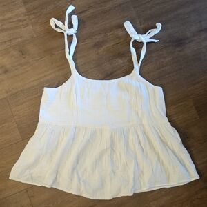 Old Navy Cream Textured Fabric